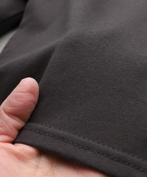 reca(レカ)の「大人のルーズロゴプルオーバー(Tシャツ/カットソー・レディース・チャコール/ミント/オートミール/チャコールグレー×ブラック/グレー/ホワイト系その他7/グレー系その他7/グレー系7/クリーム・FREE/フリー)」の14枚目の写真