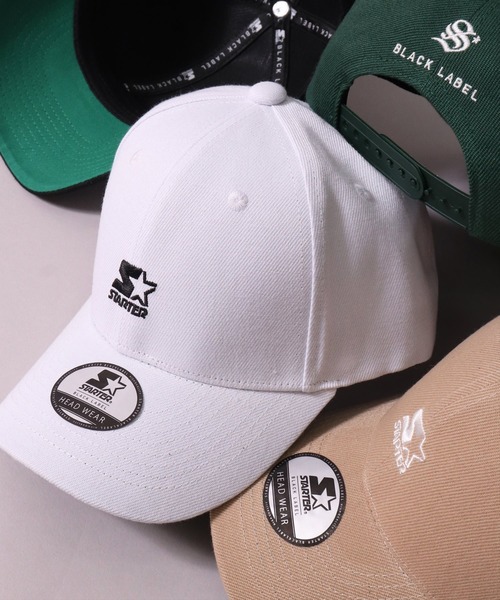 STARTER BLACK LABEL(スターターブラックレーベル)の「(DA)【STARTER BLACK LABEL】ブランド ロゴ キャップ(キャップ・メンズ・ブラック/グリーン/ホワイト/ベージュ・FREE)」の14枚目の写真