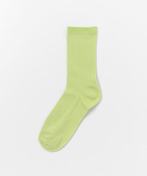 SMELLY（スメリー）の「カラーリブソックス（ソックス/靴下・レディース・ライトブルー/オレンジ/ラベンダー/ミント・22/25（85-100））」の12枚目の写真