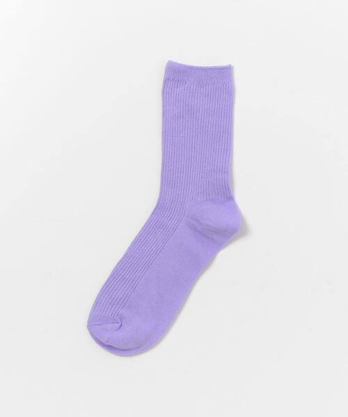 SMELLY（スメリー）の「カラーリブソックス（ソックス/靴下・レディース・ライトブルー/オレンジ/ラベンダー/ミント・22/25（85-100））」の15枚目の写真
