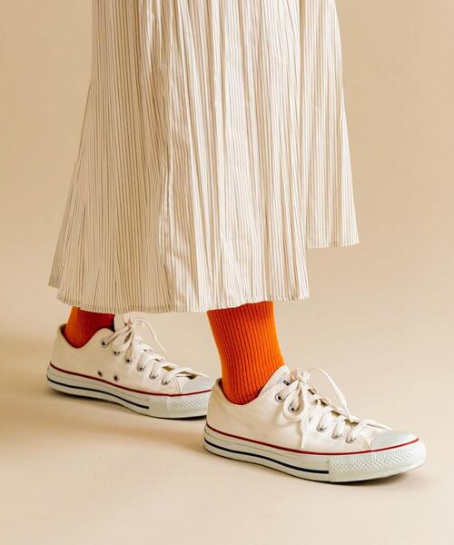 SMELLY（スメリー）の「カラーリブソックス（ソックス/靴下・レディース・ライトブルー/オレンジ/ラベンダー/ミント・22/25（85-100））」の18枚目の写真