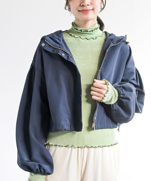 ボリューム袖ショートマウンテンパーカー（マウンテンパーカー）｜rps