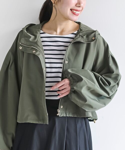 ボリューム袖ショートマウンテンパーカー（マウンテンパーカー）｜rps