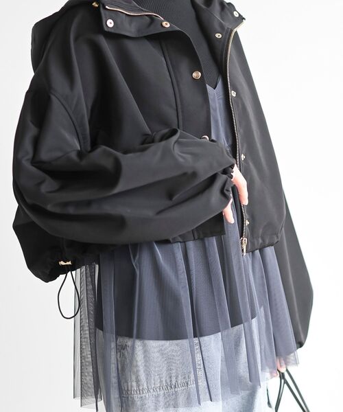 ❤︎新品❤︎MoNiLEボリューム袖パーカーブルゾン　エコレザー 楽天市場】【最大40％OFFクーポン】楽天1位 ボリューム袖