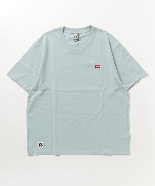 CHUMS（チャムス）の「CHUMS/チャムス Tシャツ 半袖 ブービーロゴ ブービーバード バックプリント 定番 CH01-2279（Tシャツ/カットソー・メンズ・ホワイト/ライトブルー/ホワイト×ネイビー/ブラック/グレイッシュベージュ/レインボー/ブルー/オレンジ/ネイビー/ホワイト×グリーン/グリーン×オレンジ・XXL/M/L/XL/2XL）」の7枚目の写真