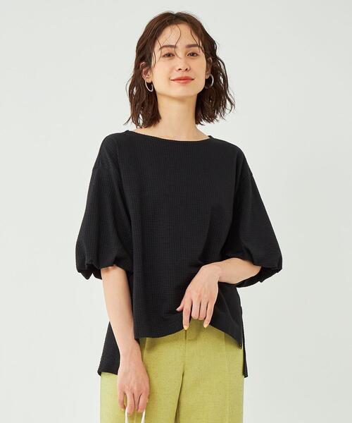 green label relaxing バルーンスリーブブルゾン size SHORTあり］バルーンスリーブ ブルゾン