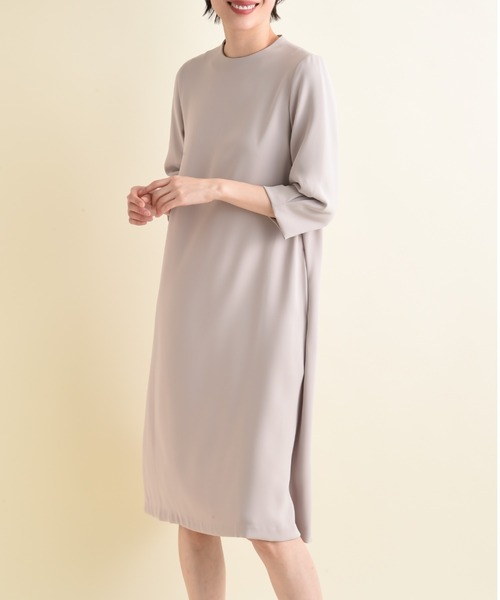 anana(アナナ)の「【anana】後パール付きワンピース(ワンピース・レディース・ブラック/グレイッシュベージュ・FREE)」の7枚目の写真