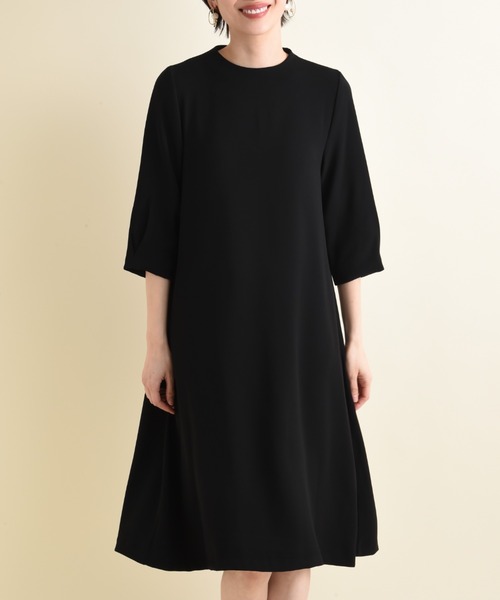 anana(アナナ)の「【anana】後パール付きワンピース(ワンピース・レディース・ブラック/グレイッシュベージュ・FREE)」の18枚目の写真