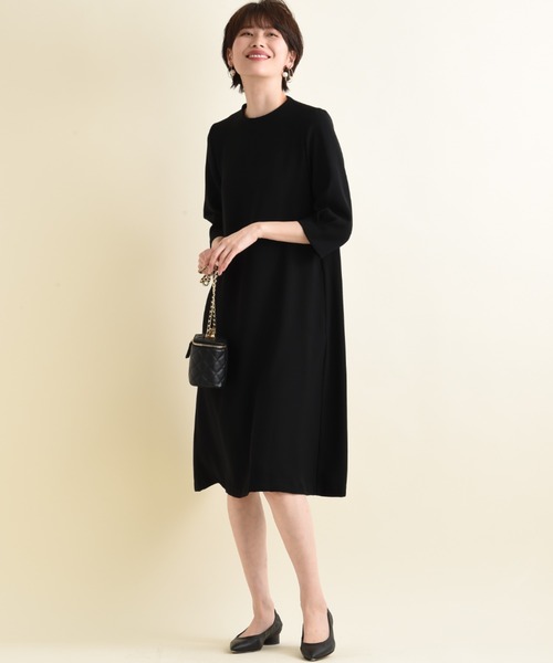 anana(アナナ)の「【anana】後パール付きワンピース(ワンピース・レディース・ブラック/グレイッシュベージュ・FREE)」の22枚目の写真