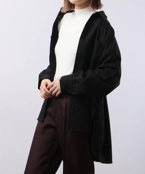 &soiree(アンドソワレ)の「&soiree セミハイネックリブニットプルオーバー(ニット/セーター・レディース・ホワイト/キャメル・M)」の7枚目の写真