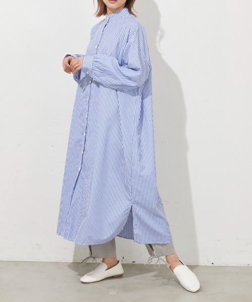 Libra Cue（リブラ キュー）の「フロントリボンパンツ（スラックス・レディース・グレイッシュベージュ/ブラック・FREE）」の12枚目の写真