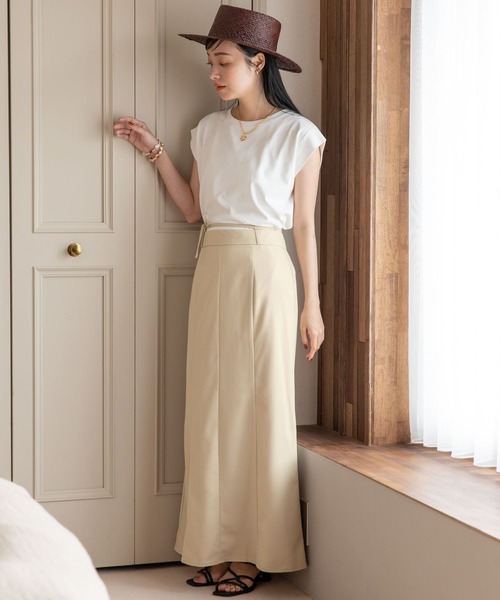 LOWRYS FARM(ローリーズファーム)の「スタイルUP/2WAYフレアスカート 163107(スカート・レディース・ブラウン/ブラック/アイボリー・SMALL/MEDIUM/LARGE)」の5枚目の写真