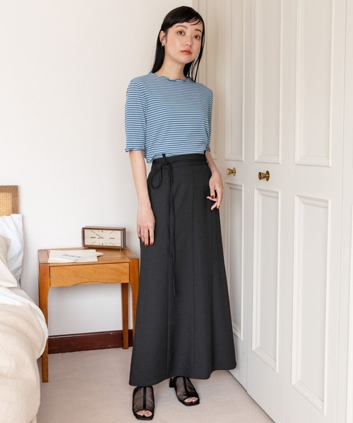 LOWRYS FARM(ローリーズファーム)の「スタイルUP/2WAYフレアスカート 163107(スカート・レディース・ブラウン/ブラック/アイボリー・SMALL/MEDIUM/LARGE)」の9枚目の写真