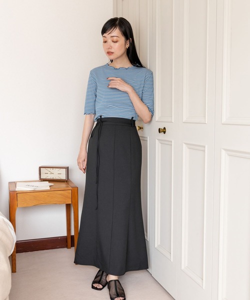 LOWRYS FARM(ローリーズファーム)の「スタイルUP/2WAYフレアスカート 163107(スカート・レディース・ブラウン/ブラック/アイボリー・SMALL/MEDIUM/LARGE)」の11枚目の写真