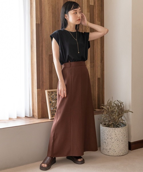 LOWRYS FARM(ローリーズファーム)の「スタイルUP/2WAYフレアスカート 163107(スカート・レディース・ブラウン/ブラック/アイボリー・SMALL/MEDIUM/LARGE)」の16枚目の写真
