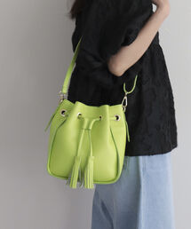 fredy emue | 【M ROSE/エンメローズ】レザータッセルキンチャクショルダーバッグ(ショルダーバッグ)