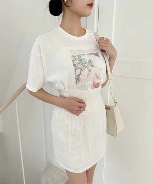 one after another NICE CLAUP(ワンアフターアナザーナイスクラップ)の「ルーズなオーバーサイズ/フォトアソートTシャツ(Tシャツ/カットソー・レディース・ホワイト/ホワイト系その他/ホワイト系その他2・FREE)」の10枚目の写真