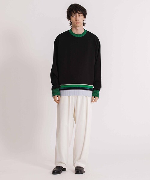 UNITED TOKYO（ユナイテッドトウキョウ）の「COLD DRY スーパーワイドパンツ（その他パンツ・メンズ・ネイビー/オフホワイト/ダークグレー・1/2）」の17枚目の写真