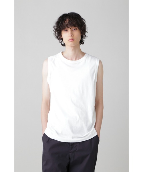 MHL.（エムエイチエル）の「GARMENT DYE BASIC JERSEY（Tシャツ/カットソー・メンズ・ブラック/ホワイト/グリーン系その他・LARGE/MEDIUM）」の2枚目の写真