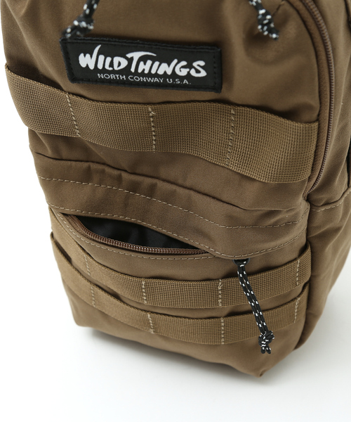 WILD THINGS(ワイルドシングス)の「【WILD THINGS/ワイルドシングス】ワンポイントロゴ ボディバッグ/スリングバッグ/ワンショルダー(ショルダーバッグ・メンズ・ダークベージュ/カーキ/ブラック・フリー)」の12枚目の写真