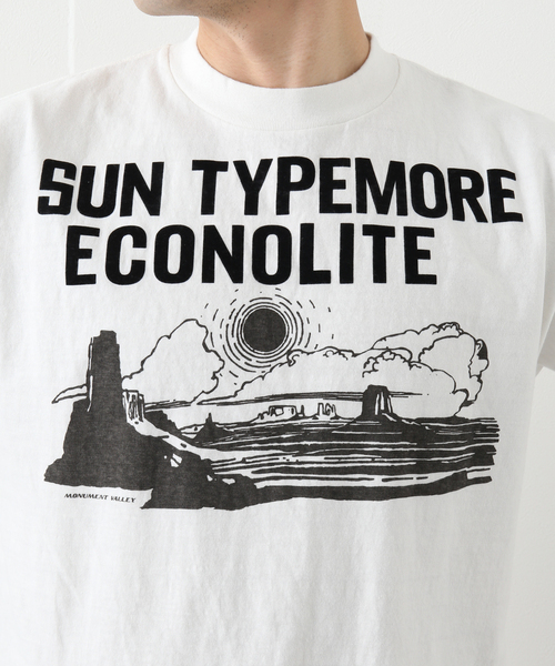 WESTOVERALLS（ウエストオーバーオールズ）の「【WESTOVERALLS / ウェストオーバーオールズ】MONUMENT VALLEY T（Tシャツ/カットソー・メンズ・ホワイト・LARGE）」の6枚目の写真