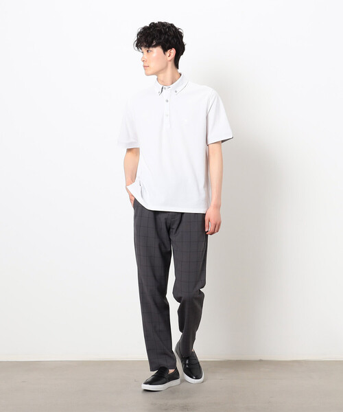 COMME　CA COMMUNE（コムサコミューン）の「バーズアイ ポロシャツ（ポロシャツ・メンズ・ネイビー/ブルー/ホワイト/チャコール/グリーン・XL/L/S/M）」の20枚目の写真