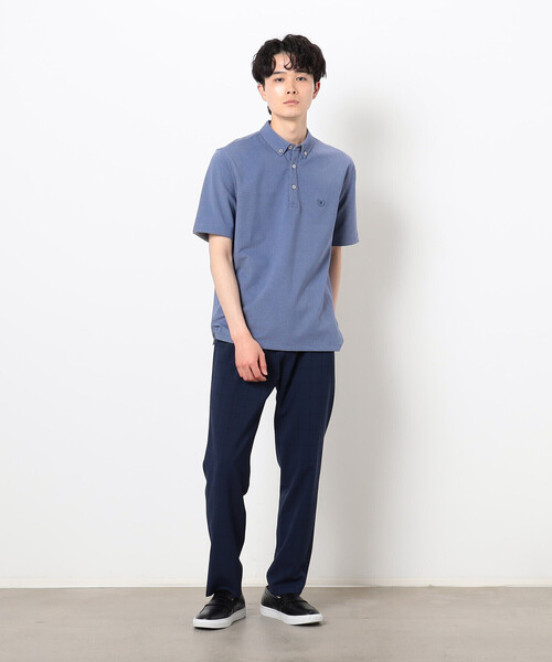 COMME　CA COMMUNE（コムサコミューン）の「バーズアイ ポロシャツ（ポロシャツ・メンズ・ネイビー/ブルー/ホワイト/チャコール/グリーン・XL/L/S/M）」の15枚目の写真
