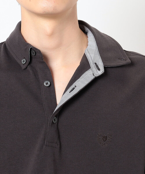 COMME　CA COMMUNE（コムサコミューン）の「バーズアイ ポロシャツ（ポロシャツ・メンズ・ネイビー/ブルー/ホワイト/チャコール/グリーン・XL/L/S/M）」の13枚目の写真