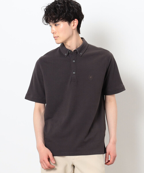 COMME　CA COMMUNE（コムサコミューン）の「バーズアイ ポロシャツ（ポロシャツ・メンズ・ネイビー/ブルー/ホワイト/チャコール/グリーン・XL/L/S/M）」の3枚目の写真