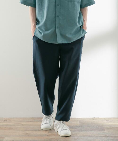 ITEMS URBANRESEARCH（アイテムズ アーバンリサーチ）の「『接触冷感』クールタッチ ストレッチトロ イージーパンツ（その他パンツ・メンズ・ブラック/ベージュ/ネイビー/ブラウン・MEDIUM/LARGE）」の4枚目の写真