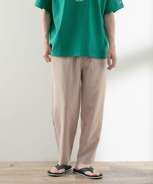 ITEMS URBANRESEARCH（アイテムズ アーバンリサーチ）の「『接触冷感』クールタッチ ストレッチトロ イージーパンツ（その他パンツ・メンズ・ブラック/ベージュ/ネイビー/ブラウン・MEDIUM/LARGE）」の6枚目の写真