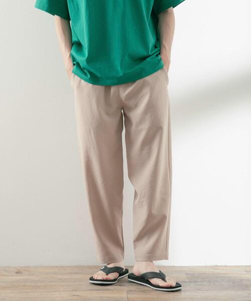 ITEMS URBANRESEARCH（アイテムズ アーバンリサーチ）の「『接触冷感』クールタッチ ストレッチトロ イージーパンツ（その他パンツ・メンズ・ブラック/ベージュ/ネイビー/ブラウン・MEDIUM/LARGE）」の7枚目の写真