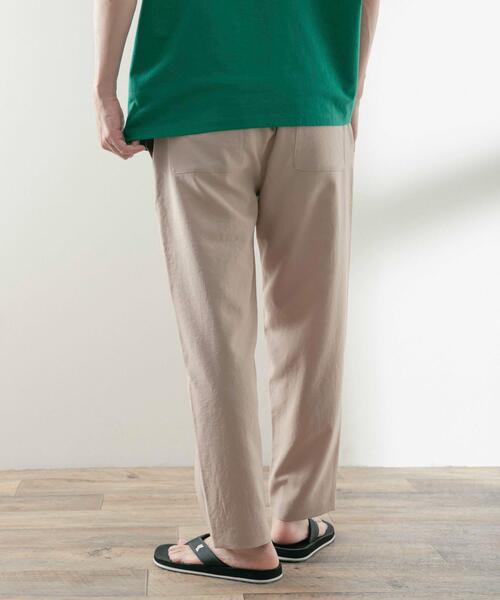 ITEMS URBANRESEARCH（アイテムズ アーバンリサーチ）の「『接触冷感』クールタッチ ストレッチトロ イージーパンツ（その他パンツ・メンズ・ブラック/ベージュ/ネイビー/ブラウン・MEDIUM/LARGE）」の9枚目の写真