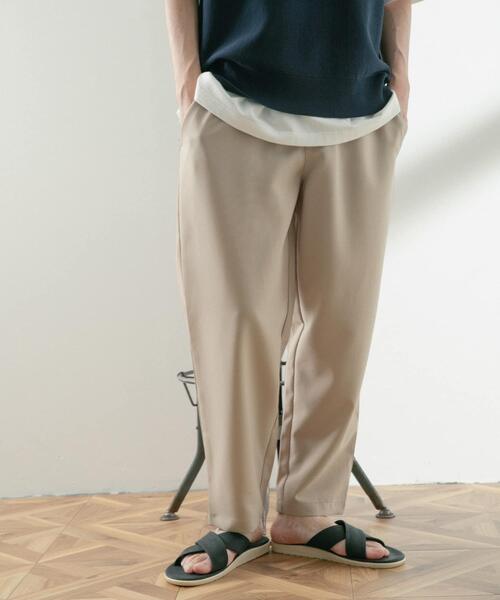 ITEMS URBANRESEARCH（アイテムズ アーバンリサーチ）の「『接触冷感』クールタッチ ストレッチトロ イージーパンツ（その他パンツ・メンズ・ブラック/ベージュ/ネイビー/ブラウン・MEDIUM/LARGE）」の12枚目の写真