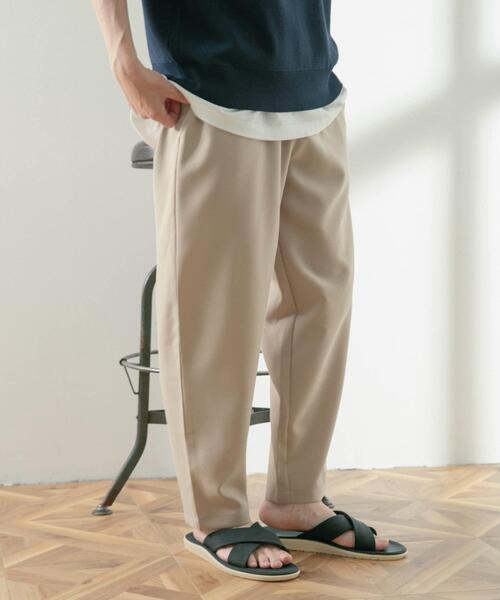 ITEMS URBANRESEARCH（アイテムズ アーバンリサーチ）の「『接触冷感』クールタッチ ストレッチトロ イージーパンツ（その他パンツ・メンズ・ブラック/ベージュ/ネイビー/ブラウン・MEDIUM/LARGE）」の13枚目の写真