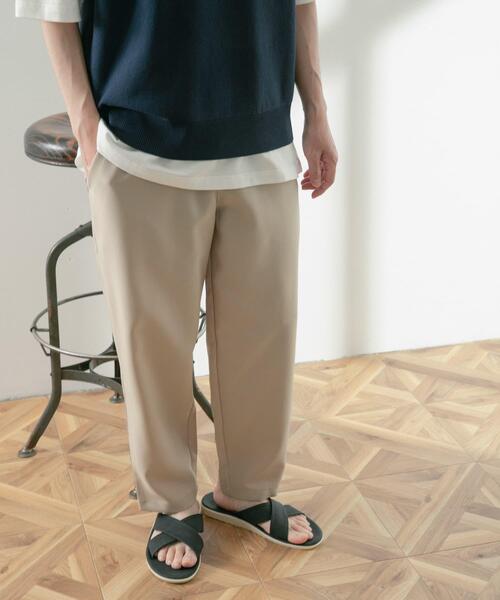 ITEMS URBANRESEARCH（アイテムズ アーバンリサーチ）の「『接触冷感』クールタッチ ストレッチトロ イージーパンツ（その他パンツ・メンズ・ブラック/ベージュ/ネイビー/ブラウン・MEDIUM/LARGE）」の14枚目の写真