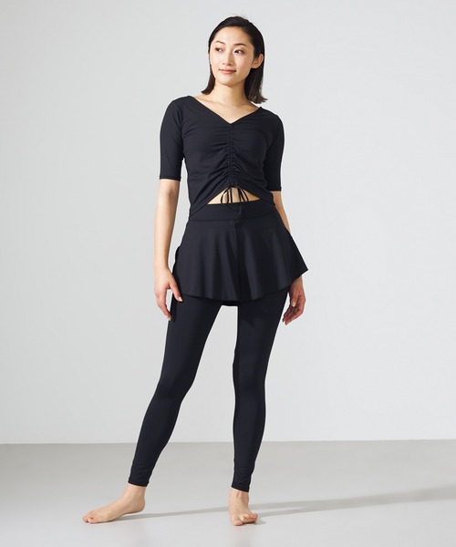 Chacott（チャコット）の「ショートパンツ付きレギンス（レギンス