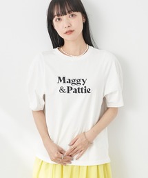 earth music&ecology | フォルムスリーブ刺繍ロゴTEE(Tシャツ/カットソー)