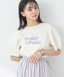earth music&ecology | フォルムスリーブ刺繍ロゴTEE(Tシャツ/カットソー)