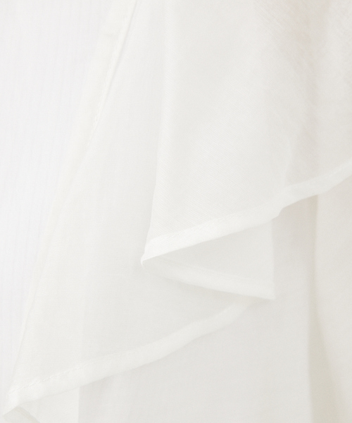 abahouse mavie（アバハウスマヴィ）の「シアーフレア袖ブラウス（シャツ/ブラウス・レディース・ホワイト/ブラック/オレンジ・フリー）」の18枚目の写真