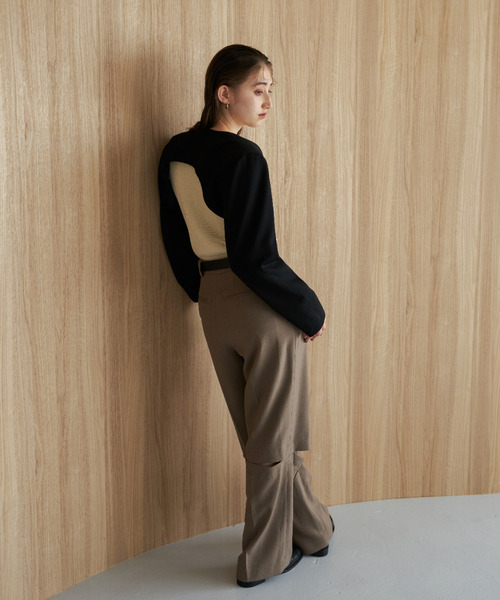 EMMA LIMBER(エマリンバー)の「Layered Jacket(テーラードジャケット・レディース・ブラック/クリーム・M/S)」の18枚目の写真