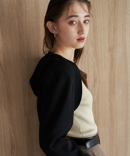 EMMA LIMBER(エマリンバー)の「Layered Jacket(テーラードジャケット・レディース・ブラック/クリーム・M/S)」の21枚目の写真