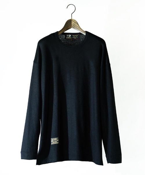 EGO TRIPPING（エゴトリッピング）の「mlt4327-WASHABLE WOOL TEE カットソー（Tシャツ/カットソー・メンズ・ダークベージュ/ライトグレー/ブラック・46/48）」の17枚目の写真