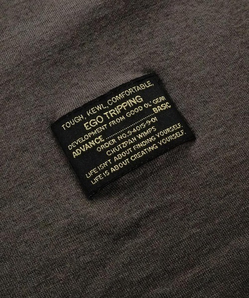 EGO TRIPPING（エゴトリッピング）の「mlt4327-WASHABLE WOOL TEE カットソー（Tシャツ/カットソー・メンズ・ダークベージュ/ライトグレー/ブラック・46/48）」の5枚目の写真