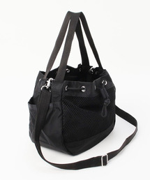 LeSportsac マグネットスナップ ブラックメッシュ トート Amazon | [レスポートサック] 公式 トートバッグ MESH MEDIUM