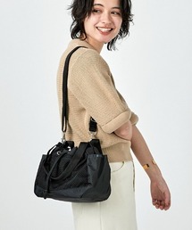 LeSportsac（レスポートサック）の「MESH BUCKET TOTE ブラックメッシュ（トートバッグ・キッズ）」