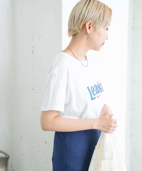 KBF（ケイビーエフ）の「フロントロゴTシャツ（Tシャツ/カットソー・レディース・ボルドー/チャコールグレー/ホワイト・ONE）」の7枚目の写真