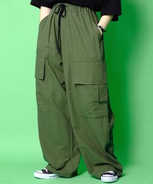 a.p.o.v. ビッグサイドポケットスーパーワイドカーゴパンツ