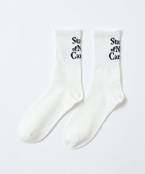 COLONY 2139（コロニートゥーワンスリーナイン）の「英字柄ソックス（ソックス/靴下・メンズ・ホワイト/ブラック・25）」の5枚目の写真