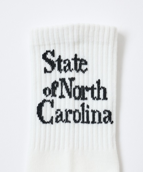 COLONY 2139（コロニートゥーワンスリーナイン）の「英字柄ソックス（ソックス/靴下・メンズ・ホワイト/ブラック・25）」の6枚目の写真